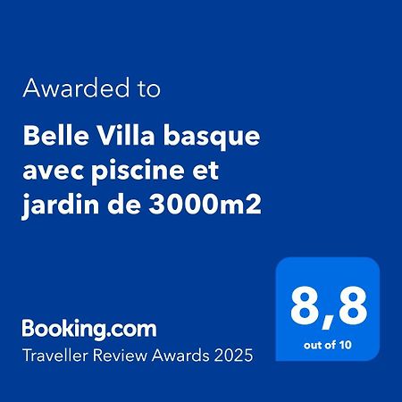Belle Villa Basque Avec Piscine Et Jardin De 3000M2 Saint-Jean-de-Luz Εξωτερικό φωτογραφία